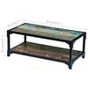 vidaXL Coffee Table Solid Reclaimed Wood