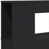 vidaXL LED Headboard Black 200 cm Engineered Wood