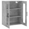 vidaXL Wall Mounted Cabinet Concrete Grey 69.5x34x90 cm