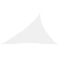 vidaXL Sunshade Sail Oxford Fabric Triangular 4x5x6.4 m White