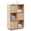 vidaXL Highboard 74x35x117 cm Solid Wood Pine