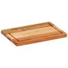 vidaXL 3 Piece Chopping Board Set with Stand Solid Wood Acacia