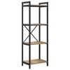 vidaXL Bookshelf 40 x 30 x 119 cm Engineered Wood Artisan Oak