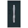 vidaXL Front Door Anthracite 98x200 cm PVC