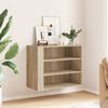 vidaXL Wall Cabinet Sonoma Oak 75x35x60 cm Engineered Wood