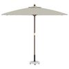 vidaXL Parasol Base White and Black 45 x 45 x 40 cm Concrete and Metal