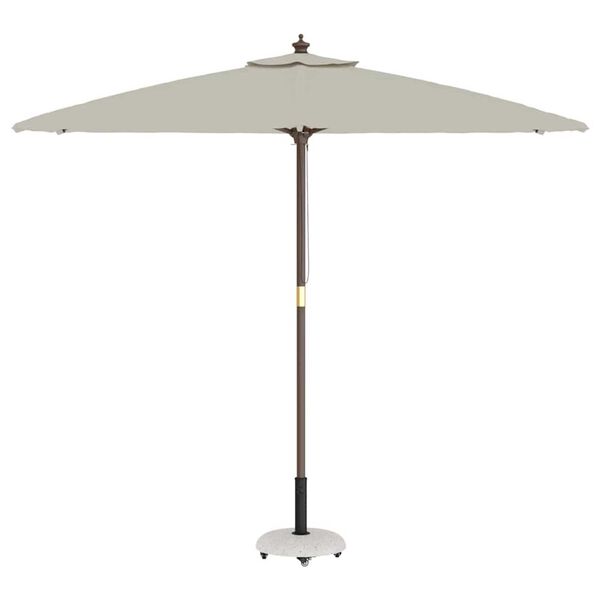 vidaXL Parasol Base White and Black 45 x 45 x 40 cm Concrete and Metal