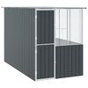 vidaXL Bird Cage Anthracite 165 x 318 x 200 cm Galvanised Steel