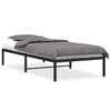 vidaXL Metal Bed Frame without Mattress Black 90x200cm