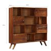 vidaXL Highboard Solid Reclaimed Wood 150x40x152 cm