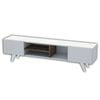Homemania TV Stand Dore 160x29.7x40.6 cm White and Walnut