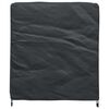 vidaXL Furniture Cover Plain Black 116 x 100 x 120 cm 600D