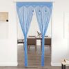 vidaXL Macrame Curtain Blue 140x240 cm Cotton