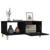 vidaXL Coffee Table Black 89,5x50x40 cm Engineered Wood