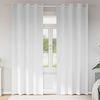 vidaXL Blackout Curtains with Rings 2 pcs Pure White 260 x 140 cm