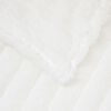 vidaXL Throw Blanket White 240 x 220 cm Fleece