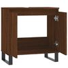 vidaXL Bathroom Cabinet Brown Oak 58x33x60 cm Engineered Wood