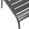 vidaXL Stackable Garden Chair Set 7 pcs Anthracite Powder-coated Steel