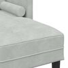 vidaXL Sofa Set Light grey 173 x 131 x 67 cm Velvet