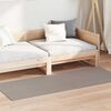 vidaXL Area Rugs Rectangular LUGO Taupe 200 x 80 cm Polyester