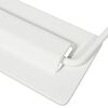 vidaXL Cabinet Handles White 85 x 45 mm Metal