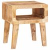vidaXL End Tables with Shelf Brown 40 x 32 x 46 cm Solid Mango Wood