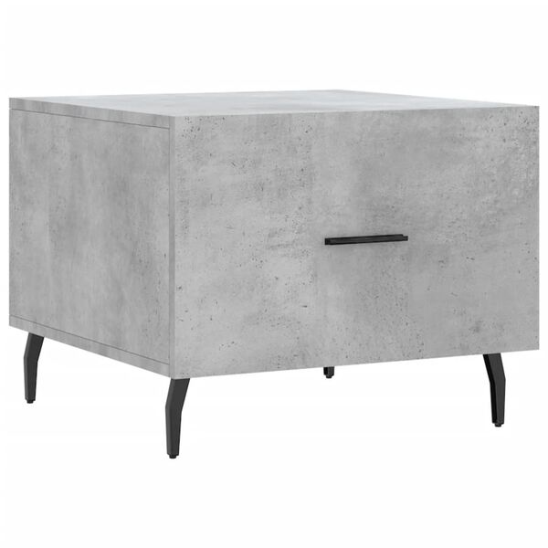vidaXL Coffee Table Concrete Grey 50x50x40 cm Engineered Wood