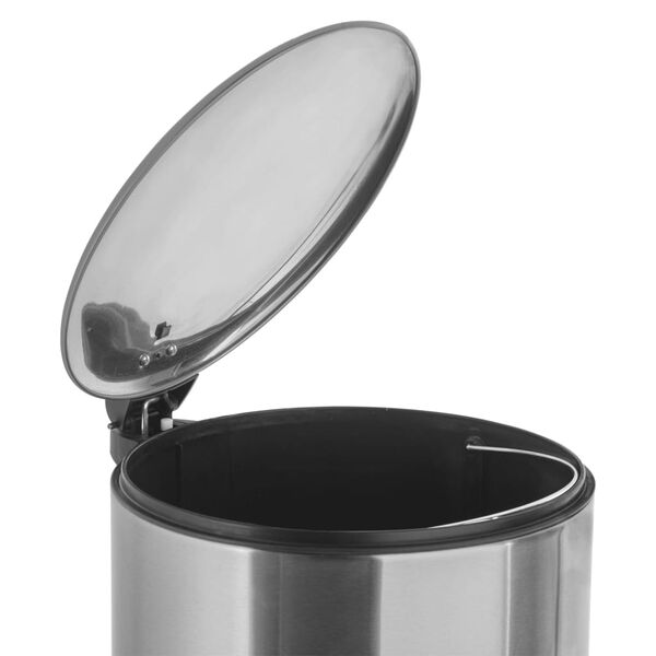 Practo Home Pedal Bin 30 L Matt Stainless Steel