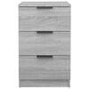 vidaXL Bedside Cabinets 2 pcs Grey Sonoma 40x36x65 cm