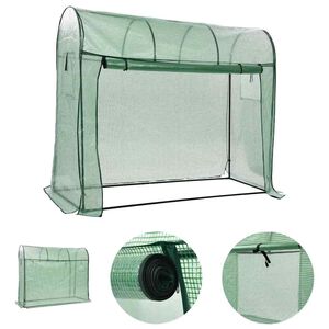 vidaXL Greenhouse with Zippered Door 200x80x170 cm