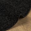 vidaXL Shaggy Rug PAMPLONA High Pile Modern Black Ø 280 cm