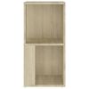 vidaXL Corner Cabinet Sonoma Oak 33x33x67 cm Engineered Wood
