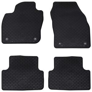 vidaXL Car Mat 4 pcs Black VW T-CROSS TPE