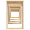 vidaXL Nesting Tables 3 pcs Sonoma Oak Engineered Wood