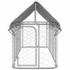 vidaXL Outdoor Dog Kennel with Roof 400x100x150 cm