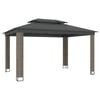 vidaXL Gazebo | Anthracite | Powder-coated steel, polyester with PA coating