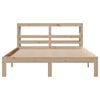 vidaXL Bed Frame with Headboard without Mattress 140x200 cm