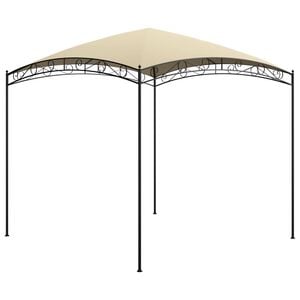 vidaXL Gazebo | Cream | Steel, Polyester | 3x3x2.65 m | Durable | Gazebo