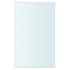vidaXL Shelf Panel Glass Clear 20x12 cm