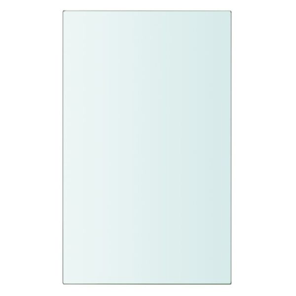 vidaXL Shelf Panel Glass Clear 20x12 cm