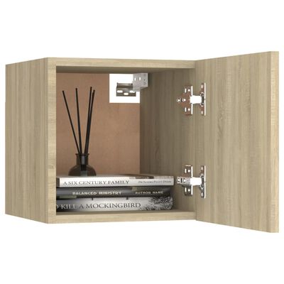 vidaXL 7 Piece TV Cabinet Set Sonoma Oak Engineered Wood