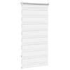 vidaXL Zebra blind 80.9x150 cm Fabric Width 76.7 cm white