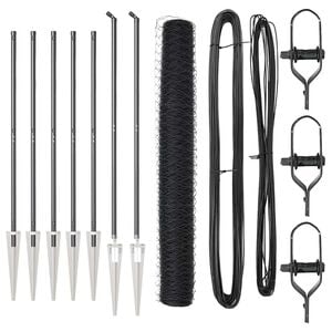 vidaXL Welded Wire Fence with Spikes 10 x 1.2 m (W x H)