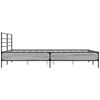 vidaXL Bed Frame without Mattress Grey Sonoma 160x200 cm