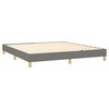 vidaXL Box Spring Bed Frame Dark Grey Super King Fabric (UK/IE/FI/NO only)