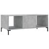 vidaXL Coffee Table Concrete Grey 102x50x40 cm Engineered Wood