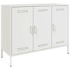 vidaXL Sideboard White 100,5x39x79 cm Steel