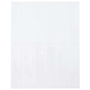 vidaXL Rectangular Tile 20 pcs White 29 x 23 x 0.08 cm