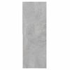 vidaXL Book Cabinet Concrete Grey 67x24x161 cm Engineered Wood