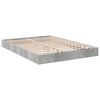 vidaXL Bed Frame without Mattress Concrete Grey 120x200 cm